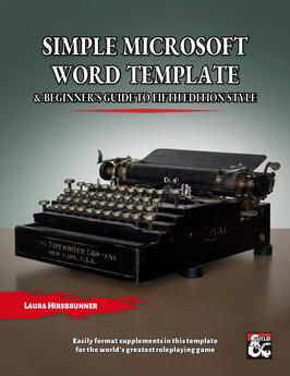 Simple 5E Microsoft Word Template &amp; Beginner&#39;s Guide